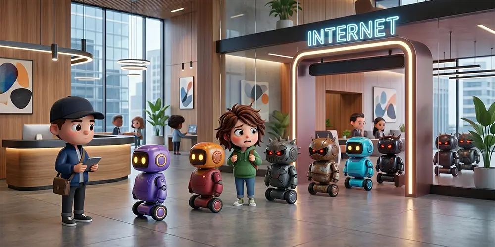 Le trafic de bots dépasse les humains sur Internet