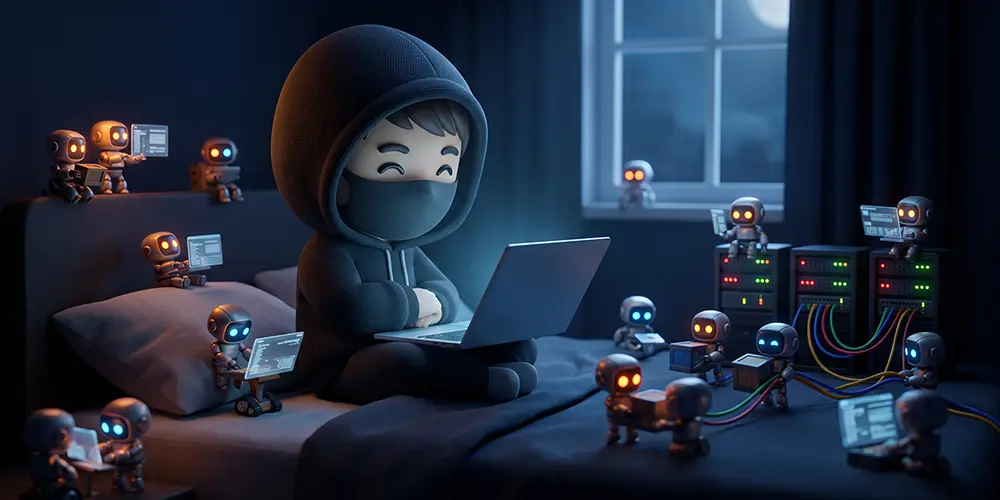 Cybercriminalité et IA : la fin du hacker solitaire